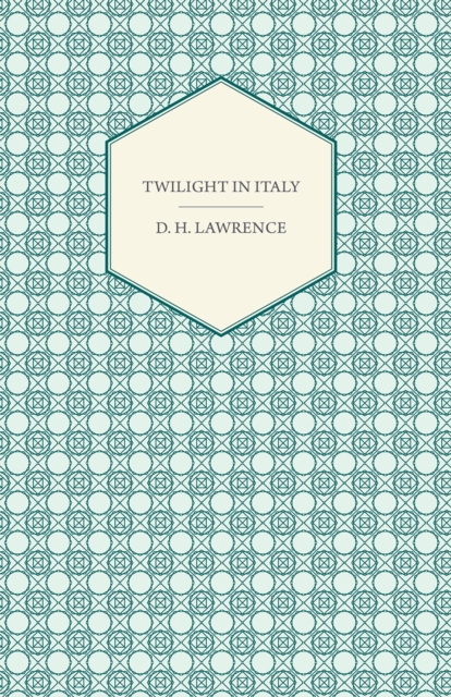 Book Cover for Twilight in Italy by Lawrence, D. H.