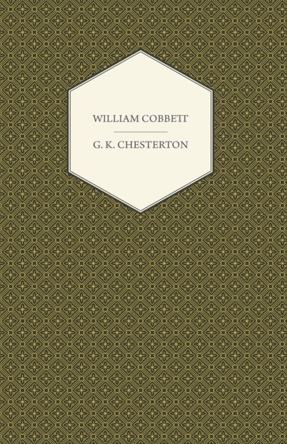 Book Cover for William Cobbett by G. K. Chesterton