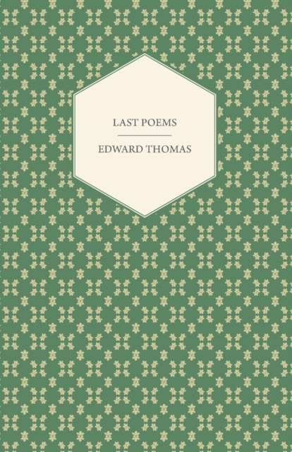 Book Cover for Last Poems by Edward Thomas