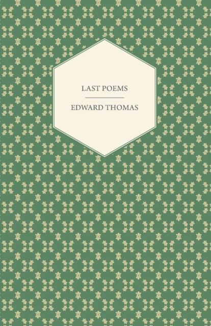 Book Cover for Last Poems by Thomas, Edward