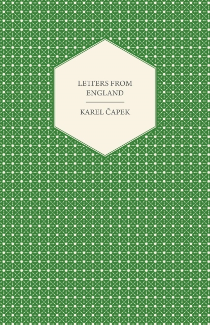 Book Cover for Letters from England by Karel Capek