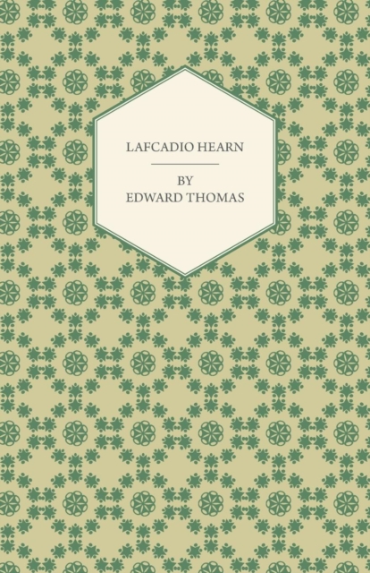 Book Cover for Lafcadio Hearn by Edward Thomas