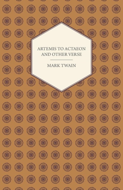 Book Cover for Artemis to Actaeon and Other Verse by Edith Wharton