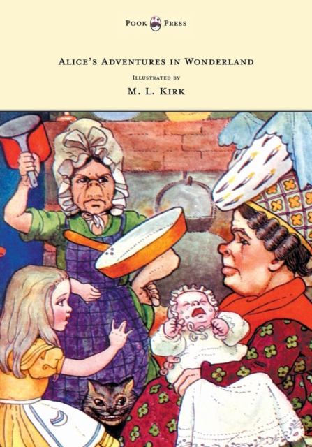 Book Cover for Alice's Adventures in Wonderland - With Twelve Full-Page Illustrations in Color by M. L. Kirk and Forty-Two Illustrations by John Tenniel by Lewis Carroll