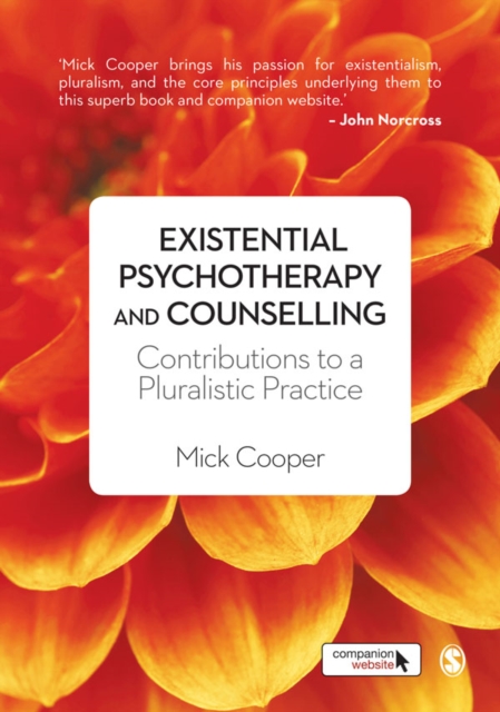 Book Cover for Existential Psychotherapy and Counselling by Mick Cooper