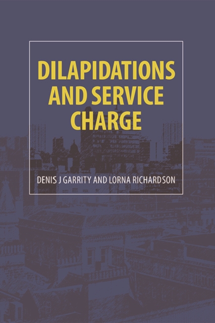Book Cover for Dilapidations and Service Charge by Denis J. Garrity, Lorna Richardson
