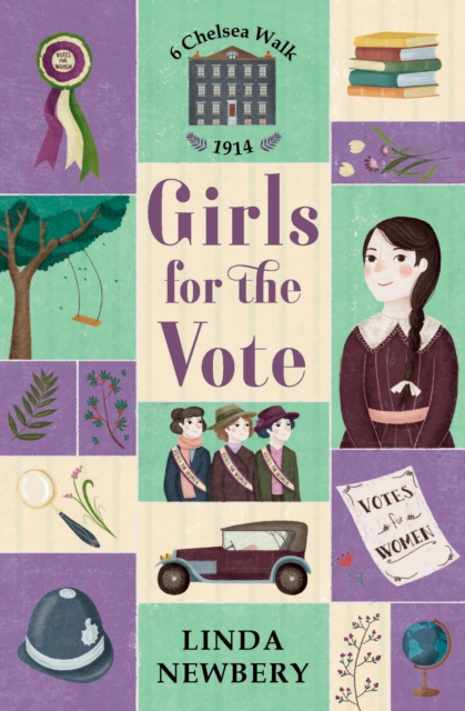 Book Cover for Girls for the Vote by Linda Newbery