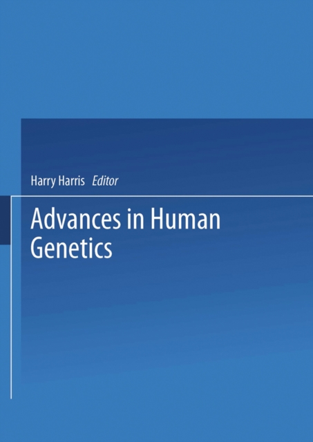 Book Cover for Advances in Human Genetics by Harry Harris