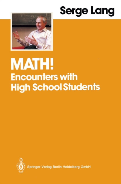 Book Cover for Math! by Serge Lang