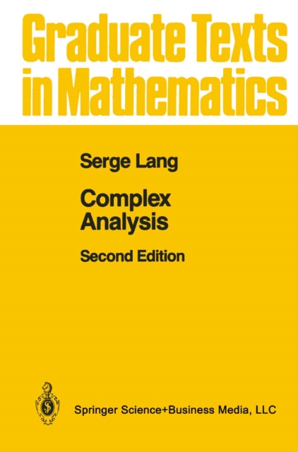 Book Cover for Complex Analysis by Serge Lang