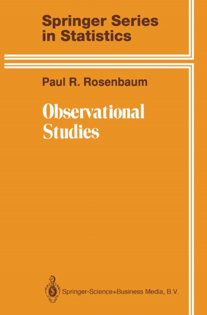 Book Cover for Observational Studies by Paul R. Rosenbaum