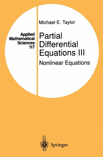 Book Cover for Partial Differential Equations III by Michael Taylor