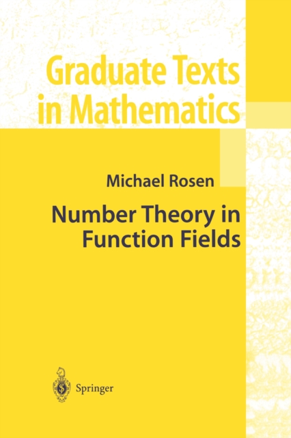 Book Cover for Number Theory in Function Fields by Michael Rosen