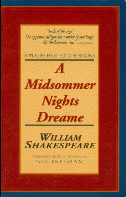 Book Cover for Midsommer Nights Dreame by Shakespeare, William