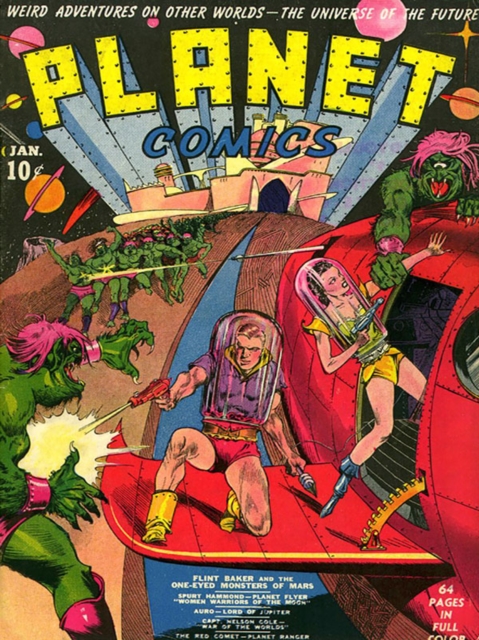 Book Cover for Planet Comics #1 by Ken Jackson