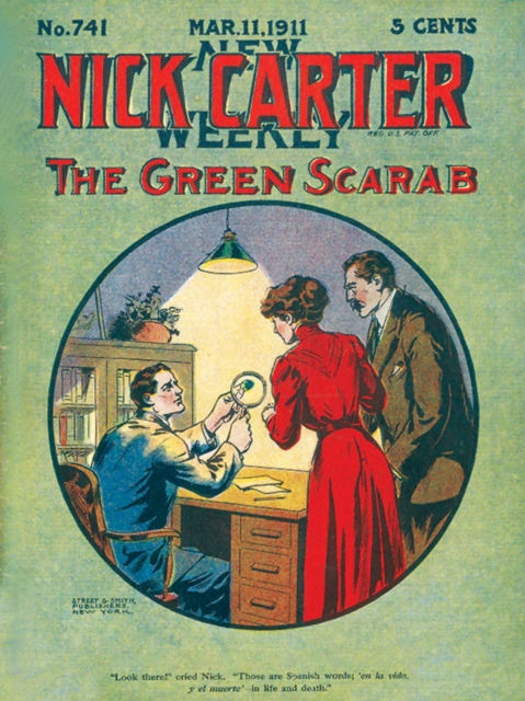 Book Cover for Nick Carter #741 - The Green Scarab by Nicholas Carter