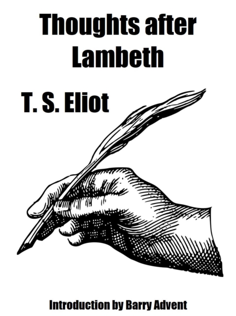 Book Cover for Thoughts after Lambeth by T. S. Eliot
