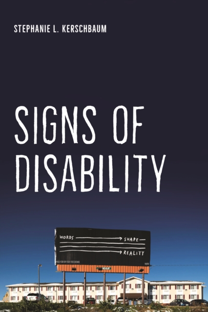 Book Cover for Signs of Disability by Stephanie L. Kerschbaum