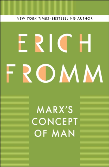 Book Cover for Marx's Concept of Man by Erich Fromm