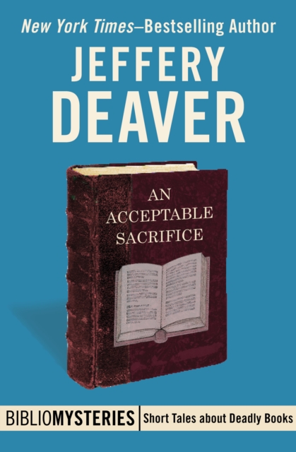 Book Cover for Acceptable Sacrifice by Deaver, Jeffery