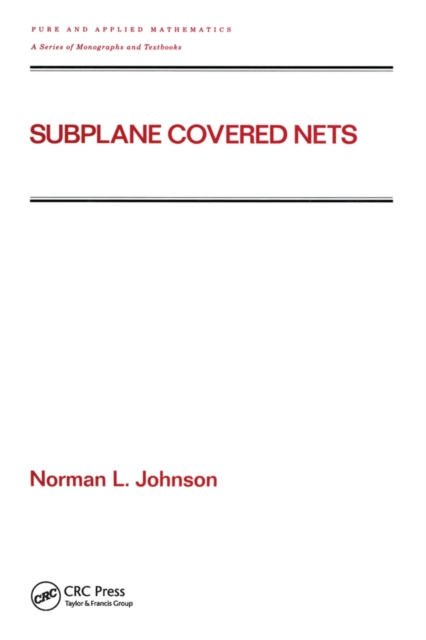 Book Cover for Subplane Covered Nets by Norman L. Johnson