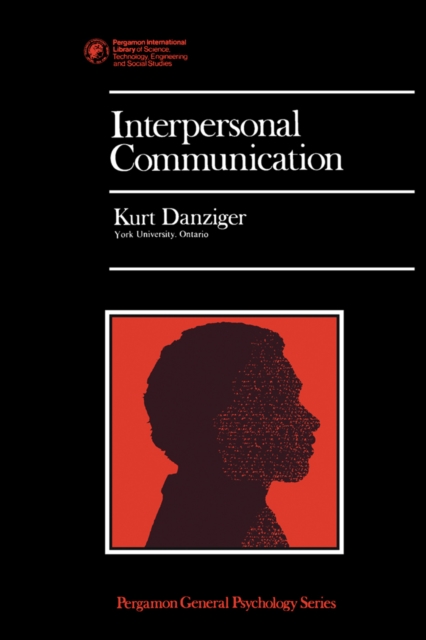 Book Cover for Interpersonal Communication by Kurt Danziger