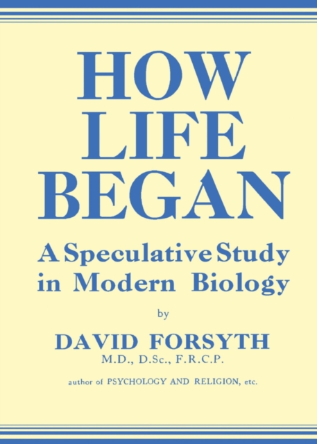 Book Cover for How Life Began by Forsyth, David