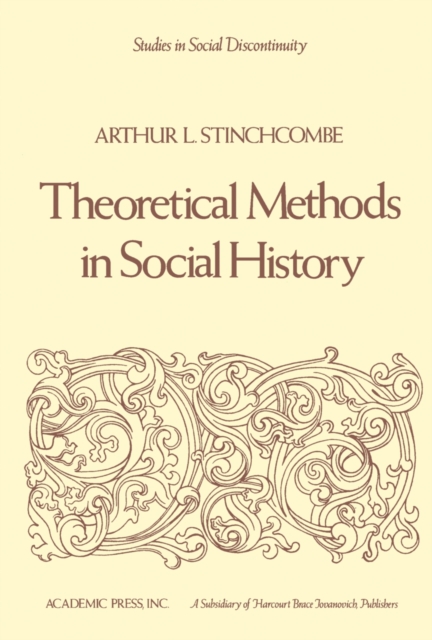 Book Cover for Theoretical Methods in Social History by Stinchcombe, Arthur L.