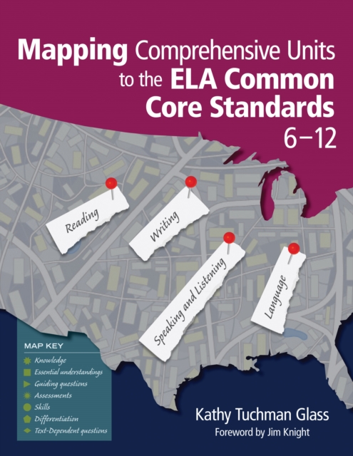 Book Cover for Mapping Comprehensive Units to the ELA Common Core Standards, 6-12 by Kathy Tuchman Glass