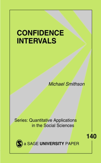 Book Cover for Confidence Intervals by Smithson, Michael