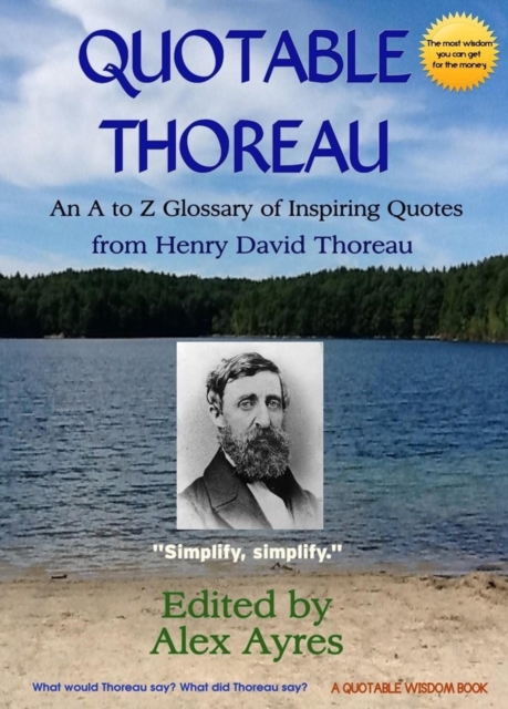 Book Cover for Quotable Thoreau by Henry David Thoreau