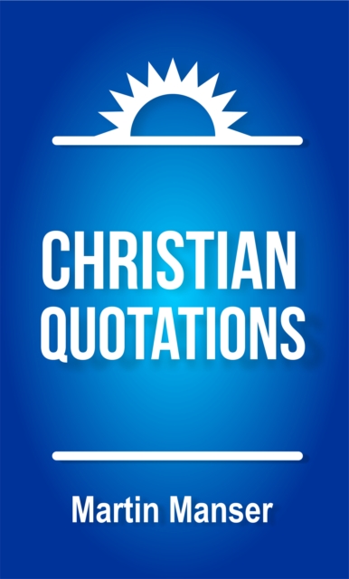 Book Cover for Christian Quotations by Manser, Martin