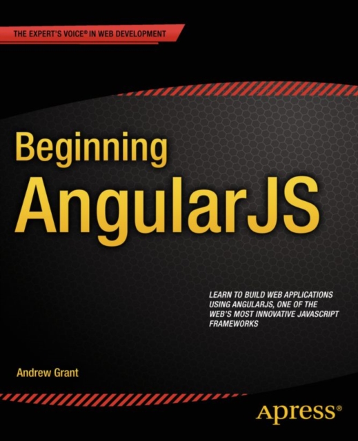 Book Cover for Beginning AngularJS by Andrew Grant