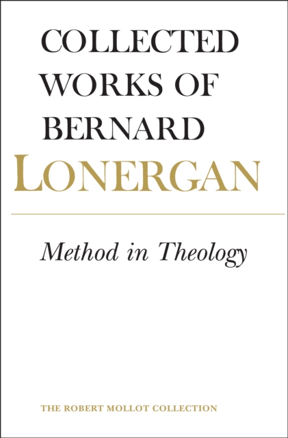 Book Cover for Method in Theology by Bernard Lonergan