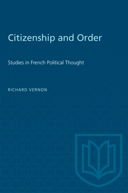 Book Cover for Citizenship and Order by Richard Vernon