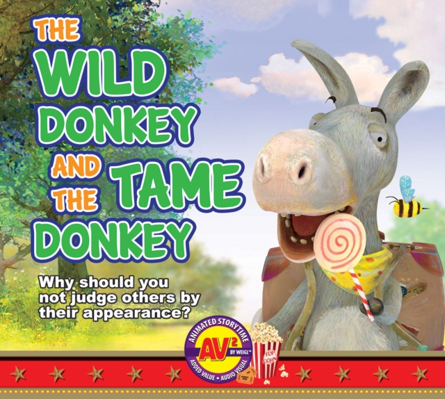 Book Cover for Wild Donkey and the Tame Donkey by Aesop