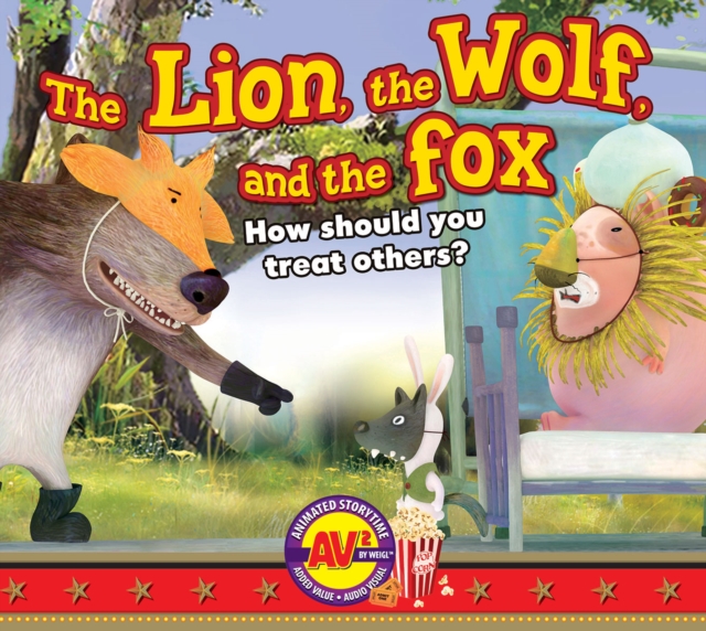 Book Cover for Lion, The Wolf, and the Fox by Aesop