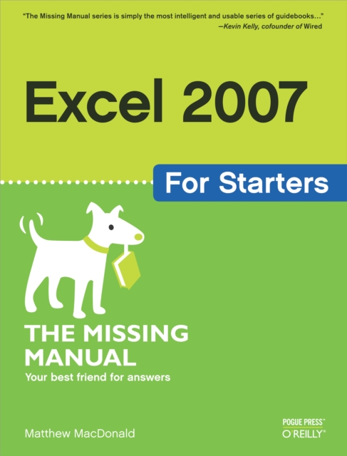 Book Cover for Excel 2007 for Starters: The Missing Manual by Matthew MacDonald