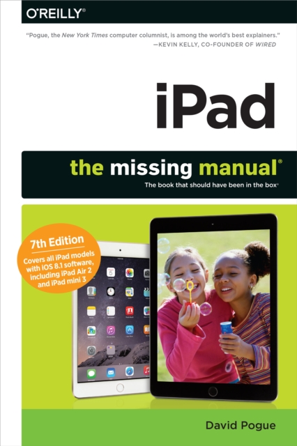 Book Cover for iPad: The Missing Manual by David Pogue