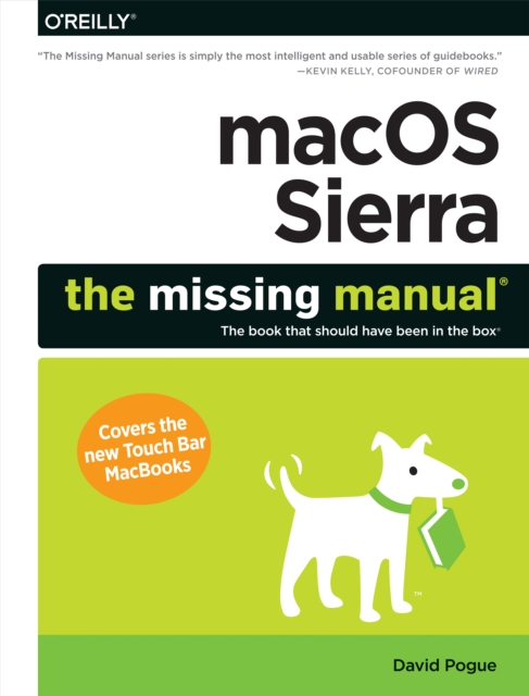 Book Cover for macOS Sierra: The Missing Manual by David Pogue