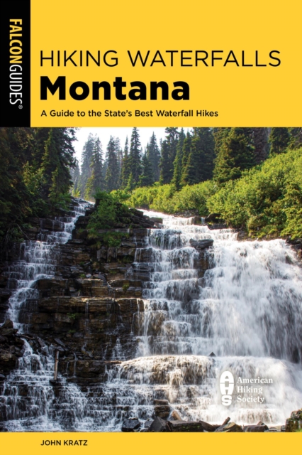 Book Cover for Hiking Waterfalls Montana by John Kratz