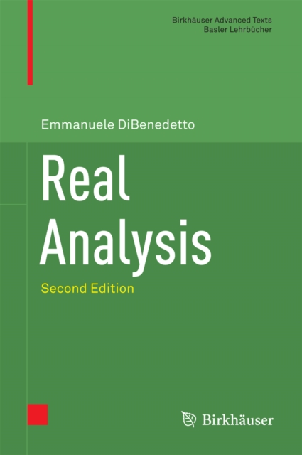 Book Cover for Real Analysis by Emmanuele DiBenedetto