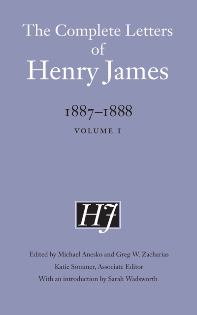 Book Cover for Complete Letters of Henry James, 1887-1888 by Henry James