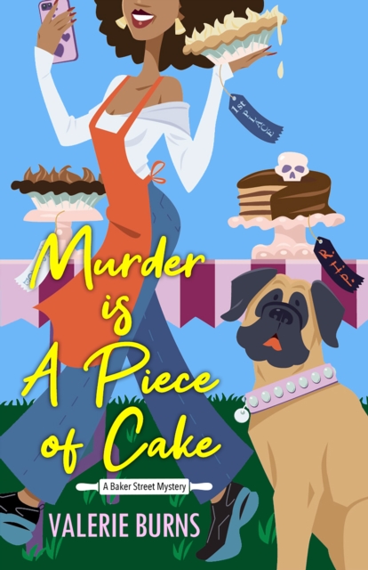 Book Cover for Murder is a Piece of Cake by Valerie Burns