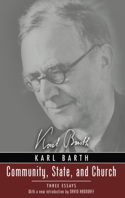 Book Cover for Community, State, and Church by Karl Barth