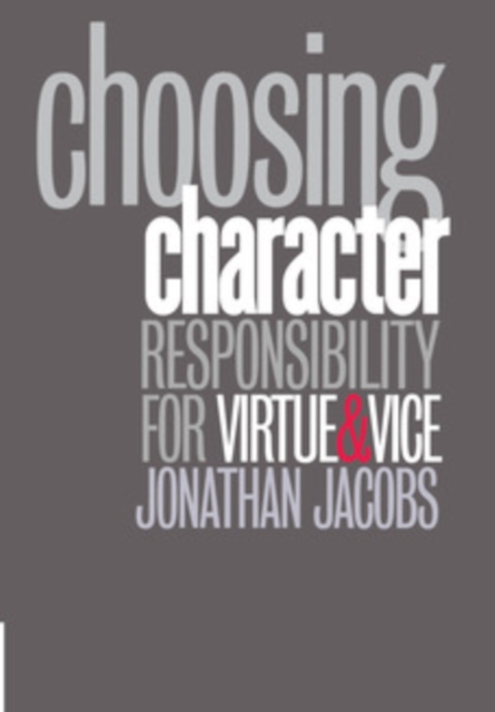 Book Cover for Choosing Character by Jacobs, Jonathan