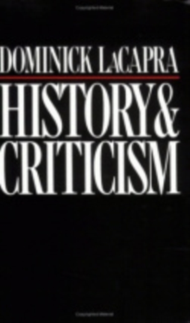 Book Cover for History and Criticism by Dominick LaCapra