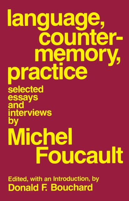 Book Cover for Language, Counter-Memory, Practice by Michel Foucault