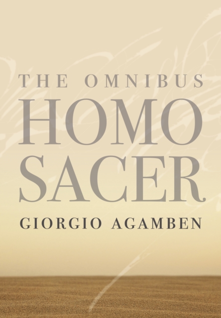 Book Cover for Omnibus Homo Sacer by Agamben, Giorgio