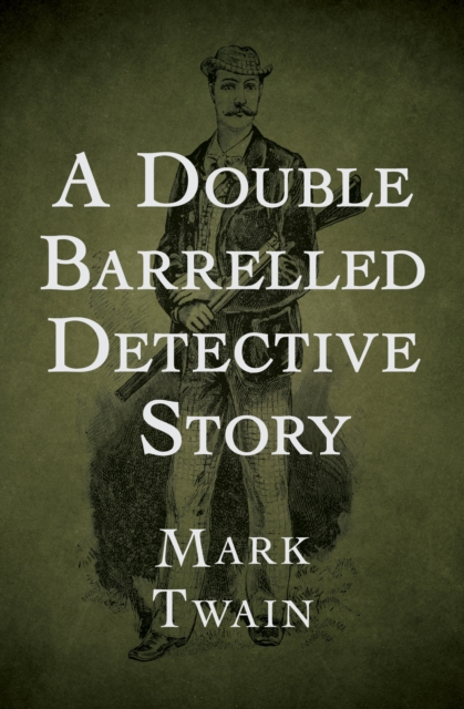 Book Cover for Double Barrelled Detective Story by Mark Twain